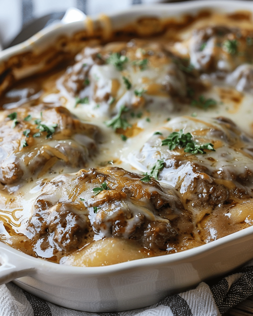 Amish Hamburger Steak Bake