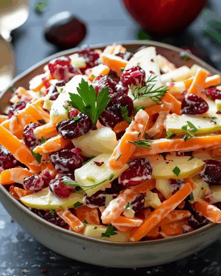 Apple Cranberry Carrot Salad