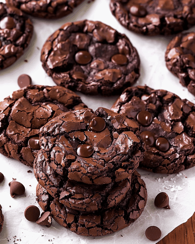 Fudgy Chocolate Brownie Cookies