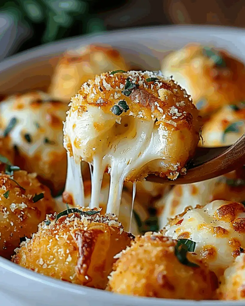 Cheesy Parmesan Mozzarella Bites