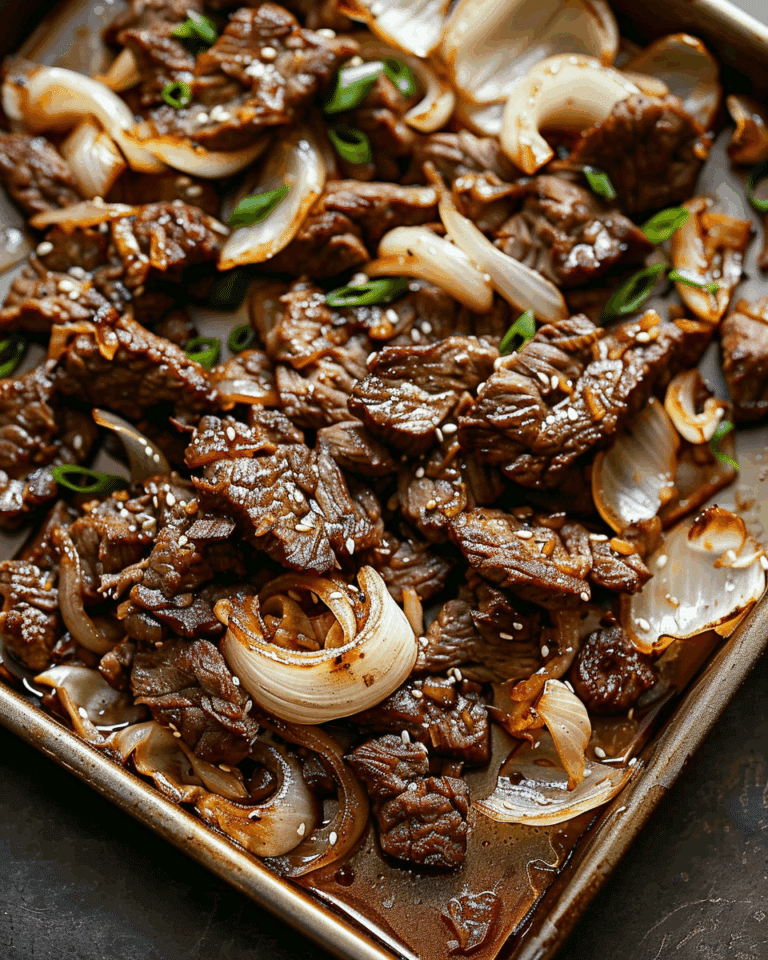 Easy Sheet Pan Beef Bulgogi