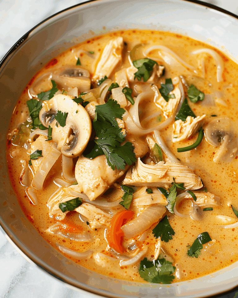 Easy Thai Chicken Curry Soup