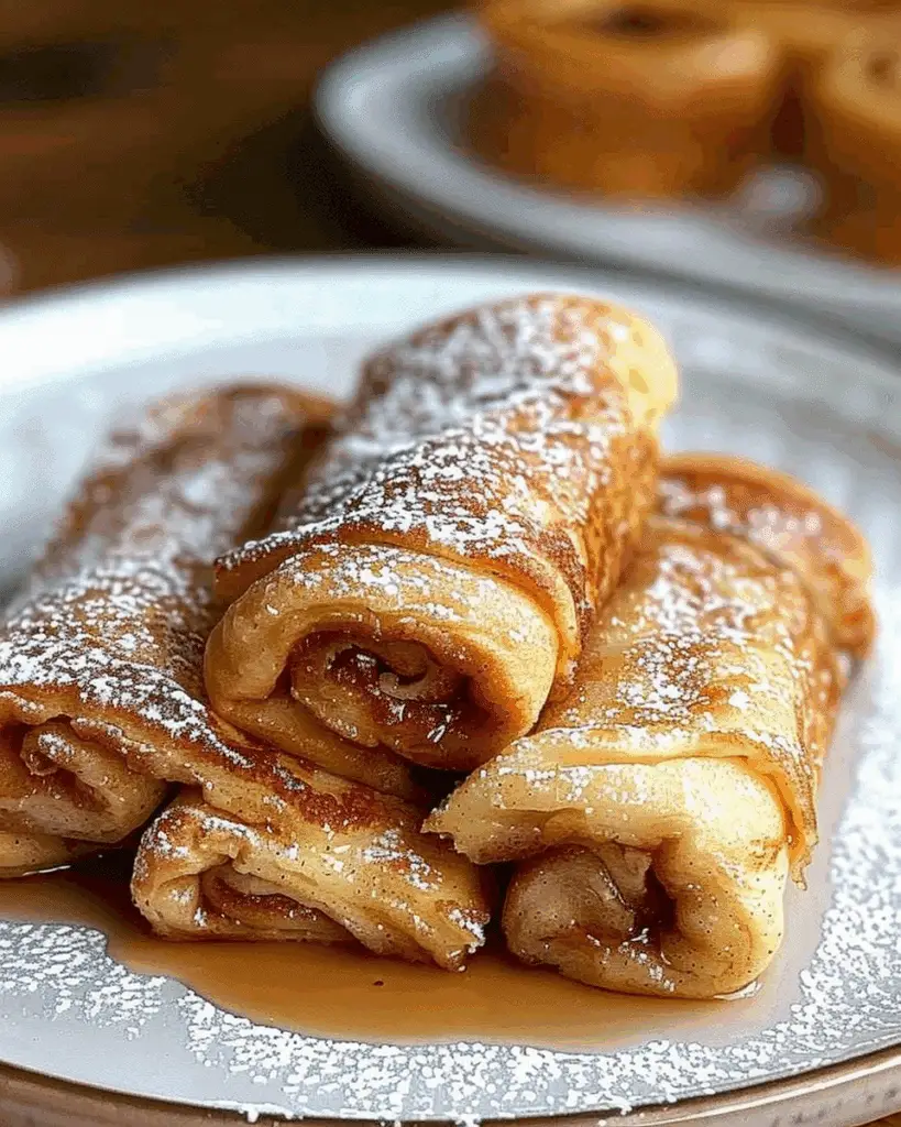 Cinnamon Roll French Toast Roll-Ups