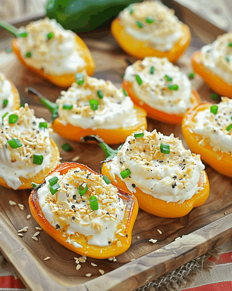 Cream Cheese Stuffed Mini Peppers