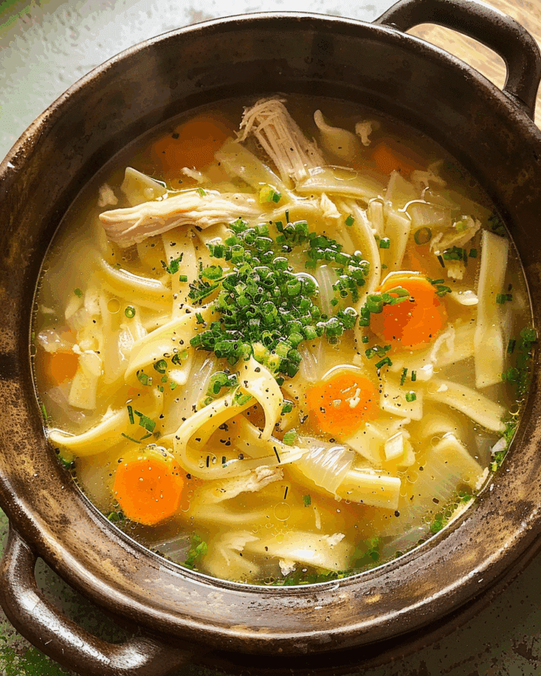 Homemade Chicken Noodle Soup