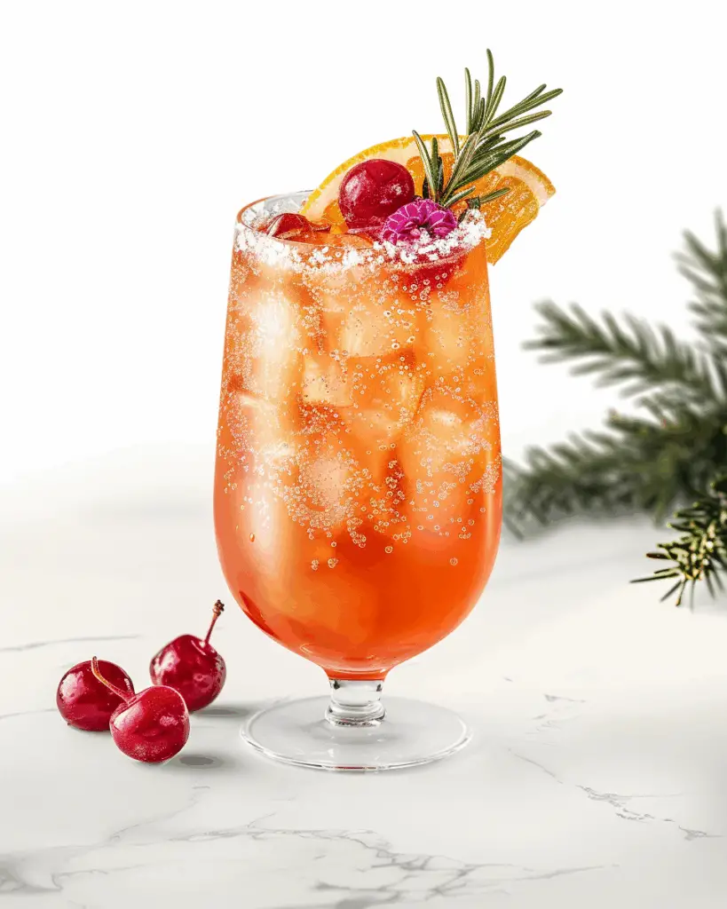Rosemary Pom Spritz Mocktail