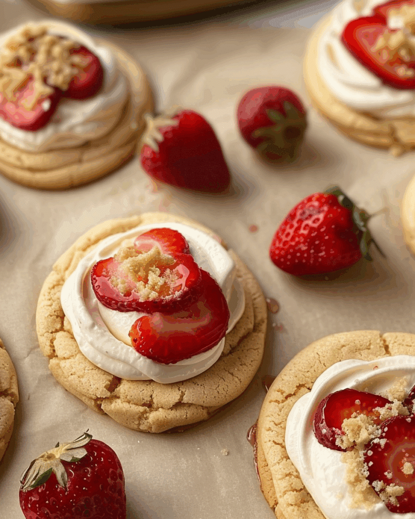 Strawberry Cheesecake Cookies