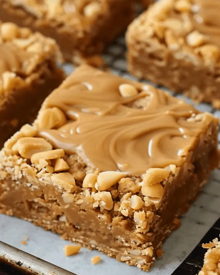 Peanut Butter Lunch Lady Cookie Bars