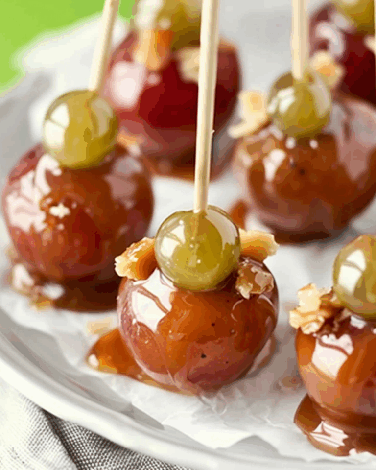 Caramel Apple Grapes