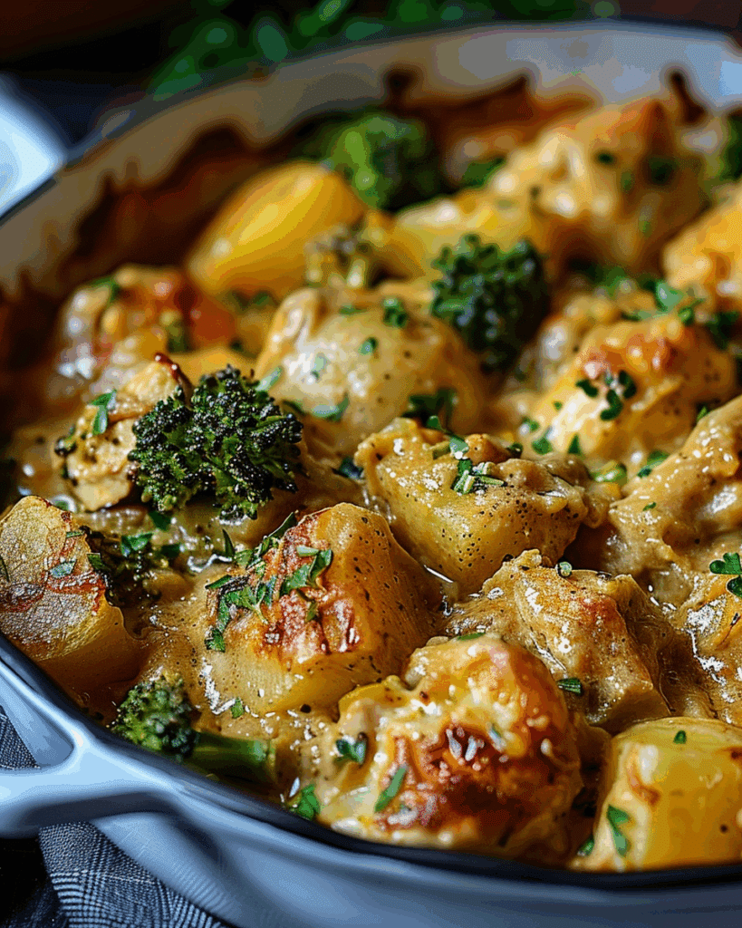 Chicken Potato Broccoli Casserole