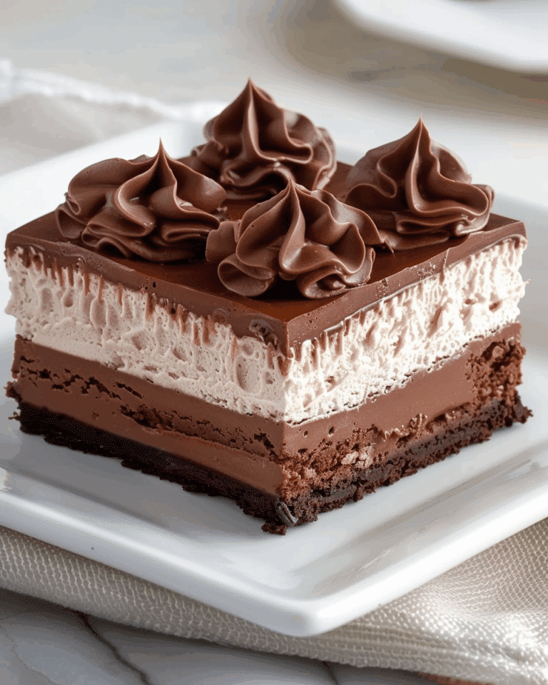 Chocolate Mousse Brownies