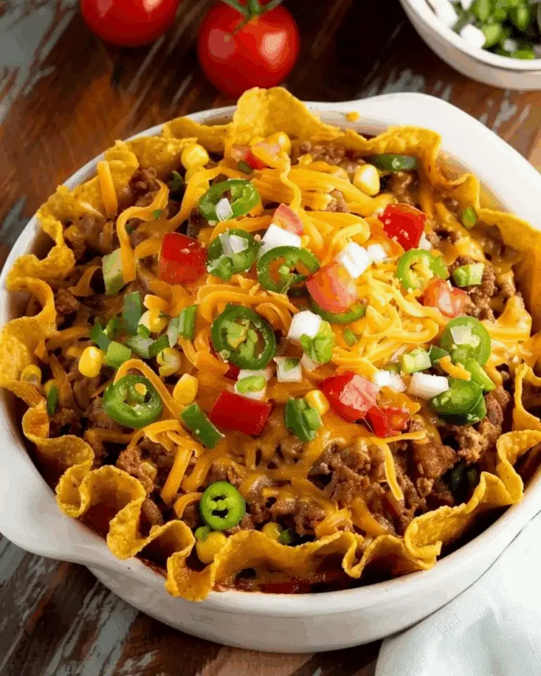 Walking Taco Casserole
