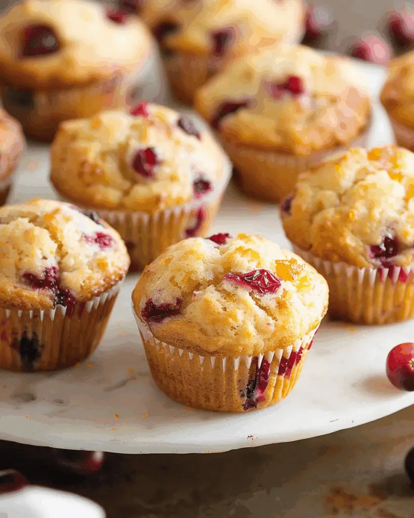 Cranberry Orange Mini Muffins
