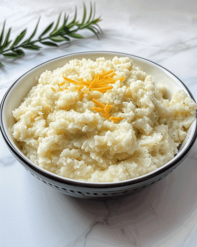 Keto Mashed Cauliflower