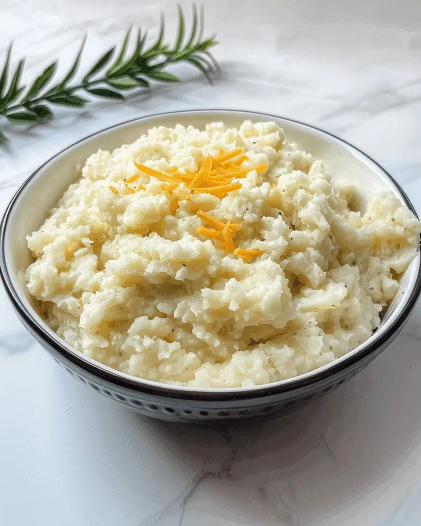 Keto Mashed Cauliflower