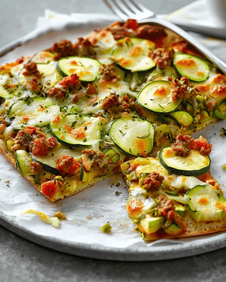 Zucchini Pizza Casserole