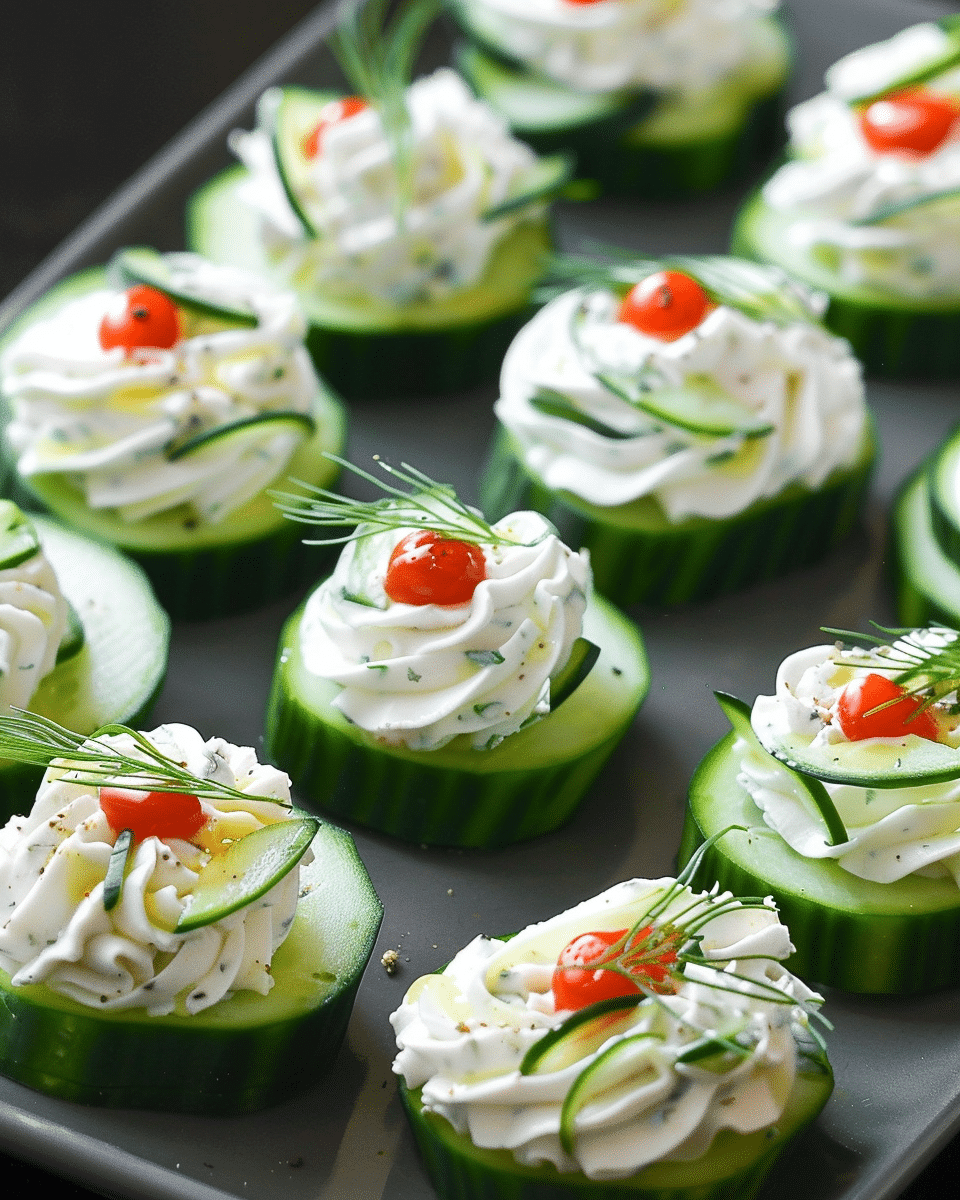 Dilly Cucumber Bites