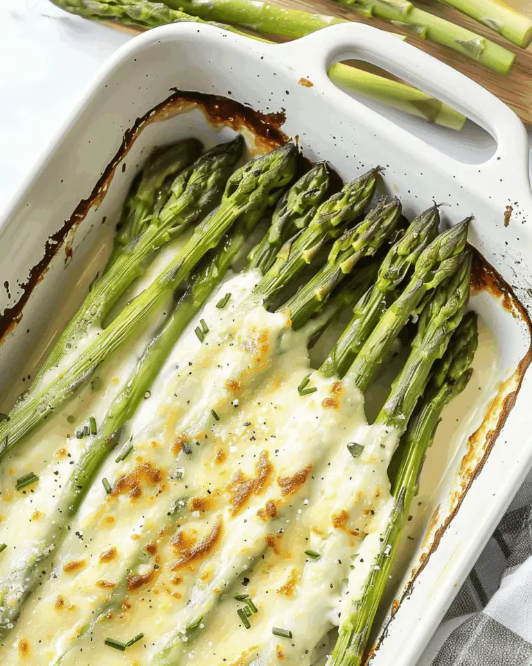 Alfredo Baked Asparagus