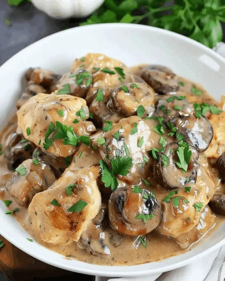 Chicken Marsala Crockpot (Low Carb)