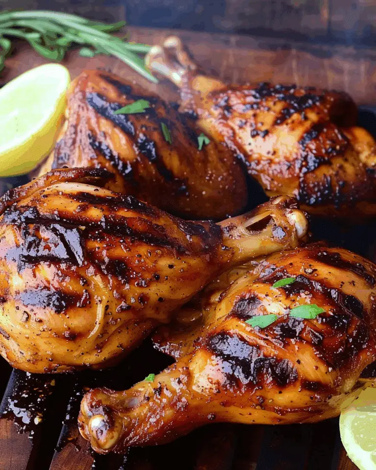 Easy Grilled Half Chicken