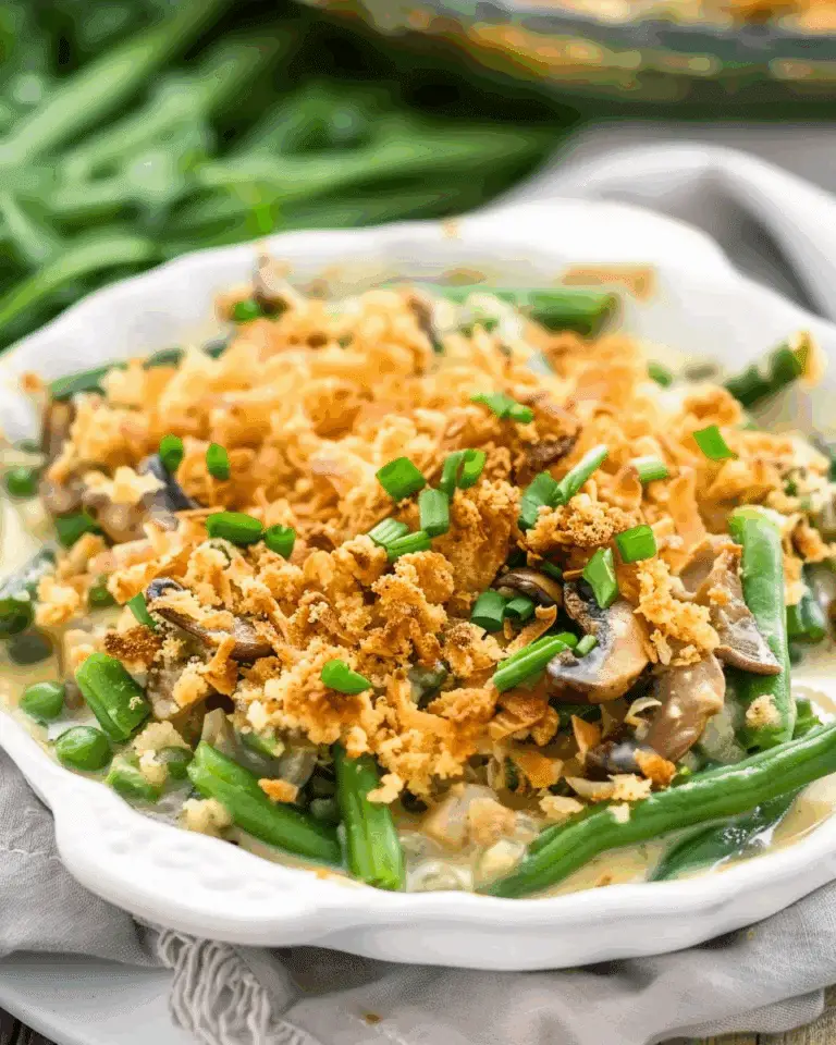 Green Bean Mushroom Casserole