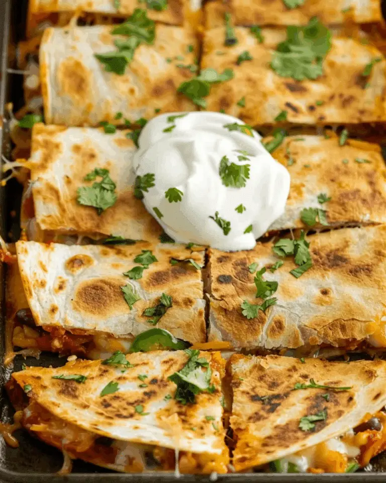 Sheet Pan Quesadillas