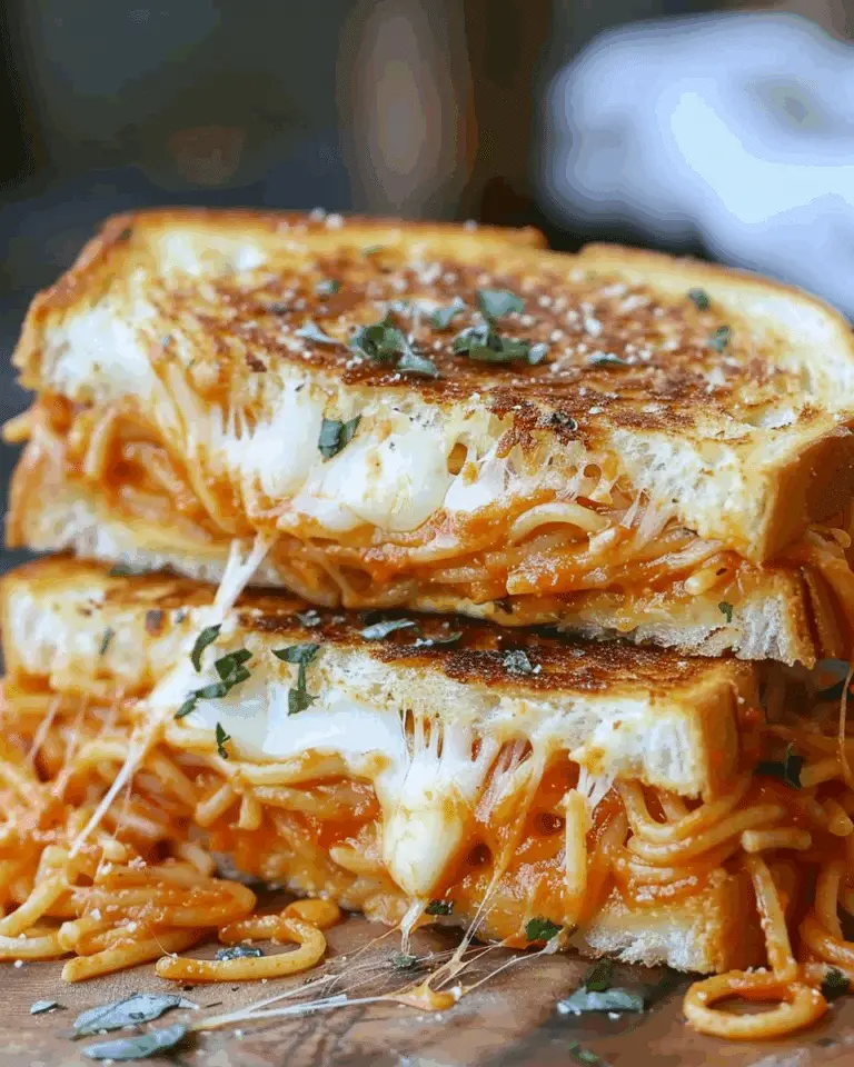 Spaghetti Grilled Cheese