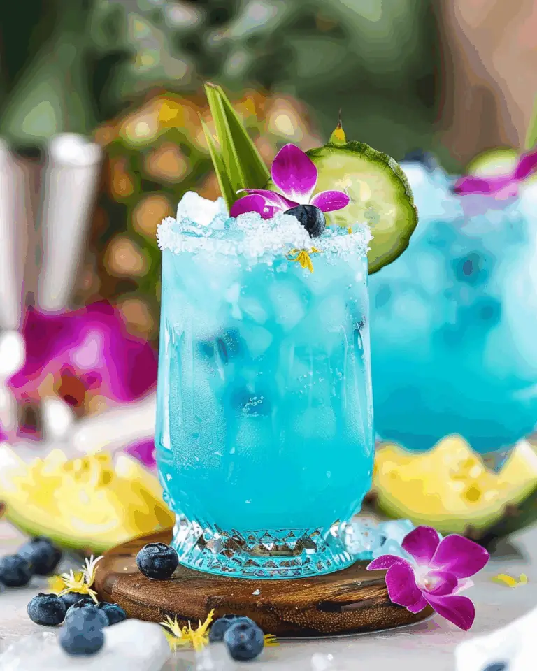 Blue Hawaiian Mocktail