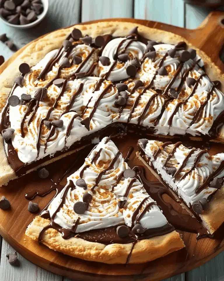 Chocolate Pudding Pizza