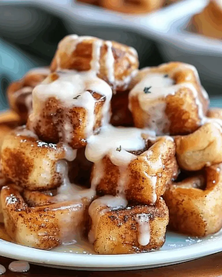Cinnamon Roll French Toast Bites