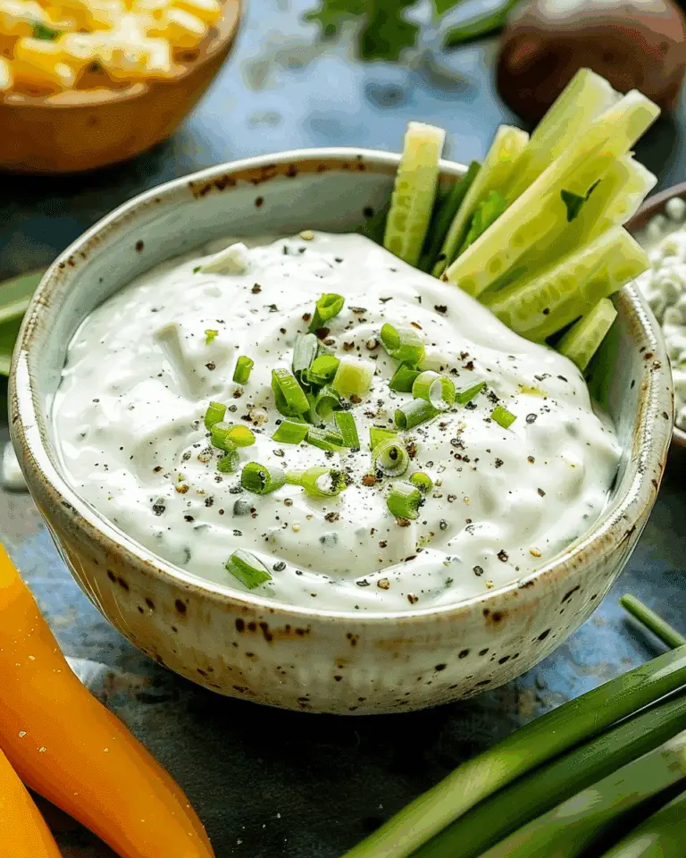 Healthy Ranch Dressing (Made with Greek Yogurt)