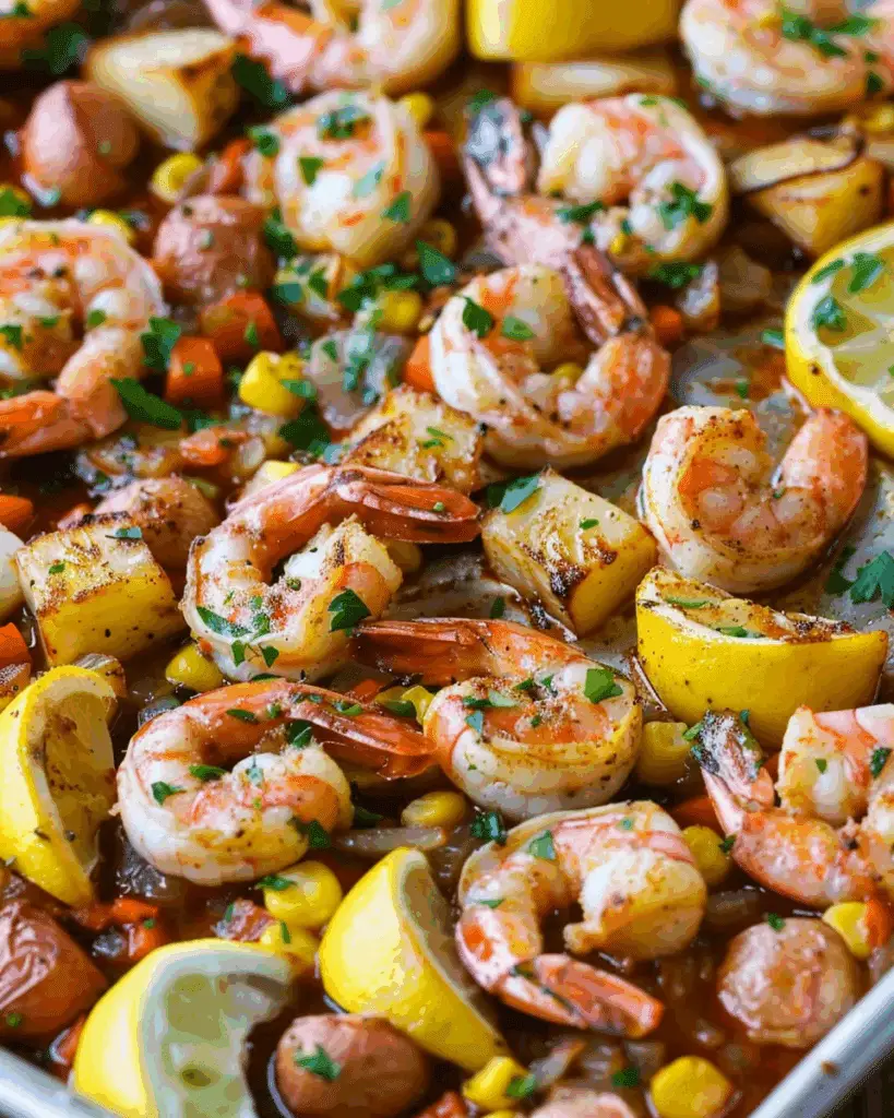 Sheet Pan Shrimp Boil