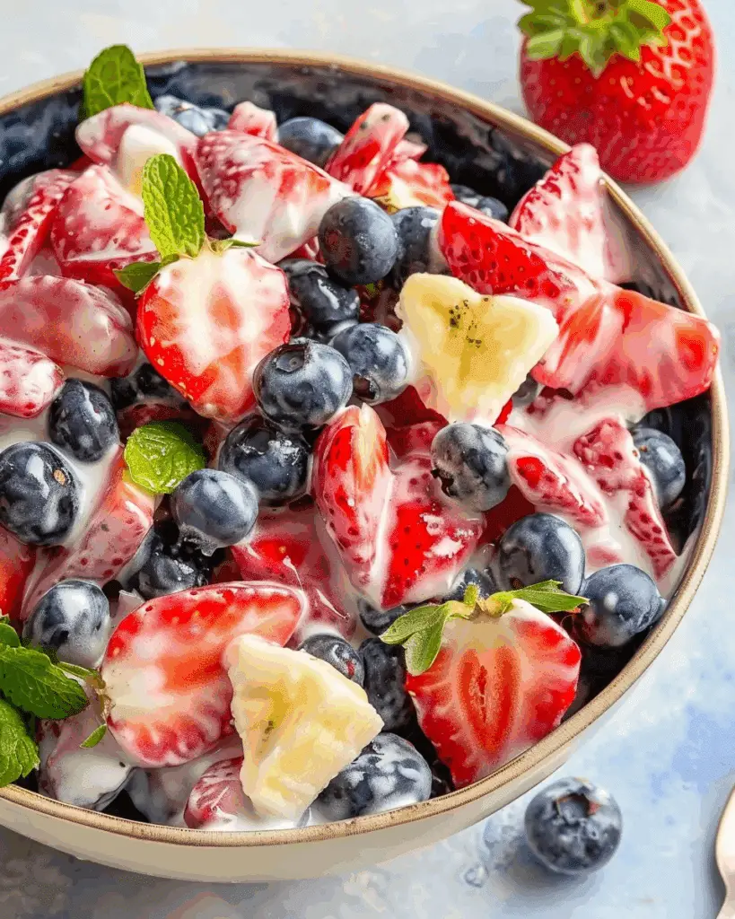 Strawberry Blueberry Fruit Salad