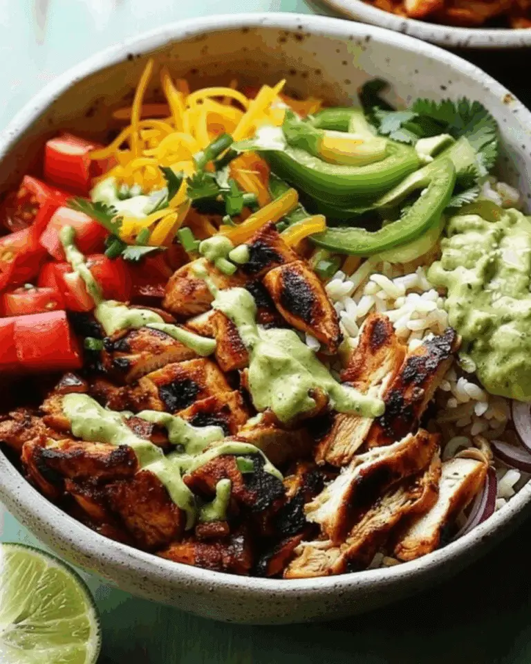 Chicken Fajita Burrito Bowl