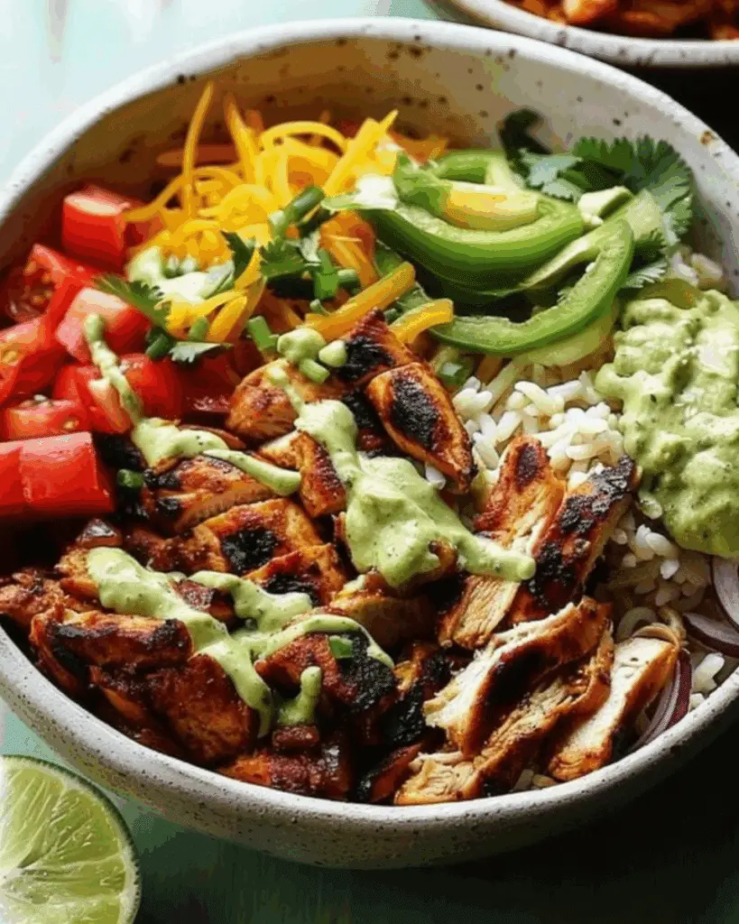 Chicken Fajita Burrito Bowl