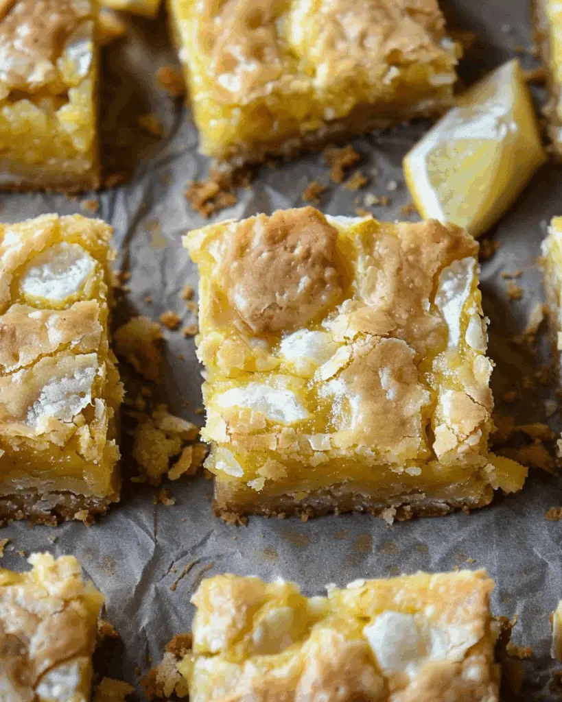 Lemon Gooey Bars