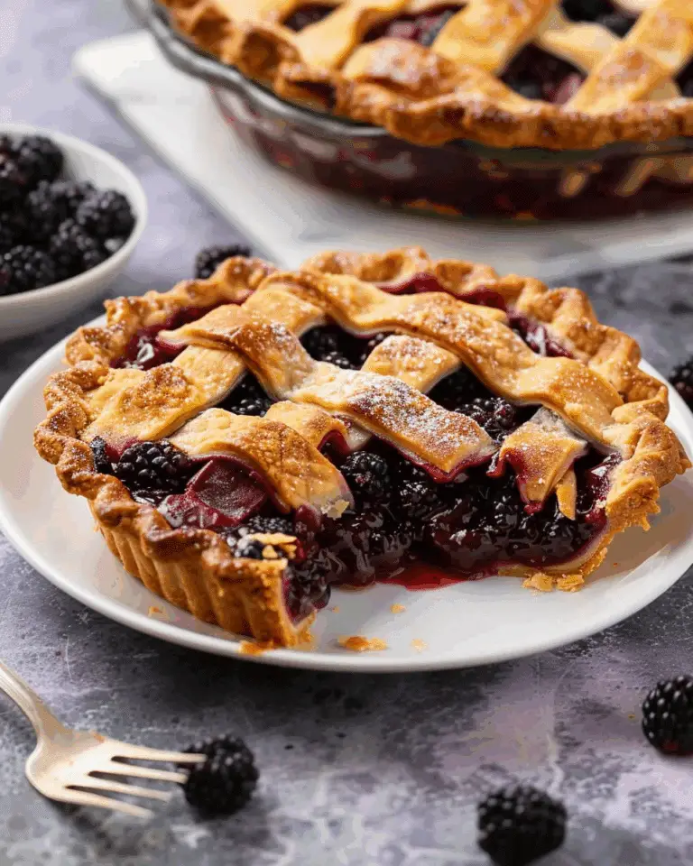 Old-Fashioned Blackberry Pie