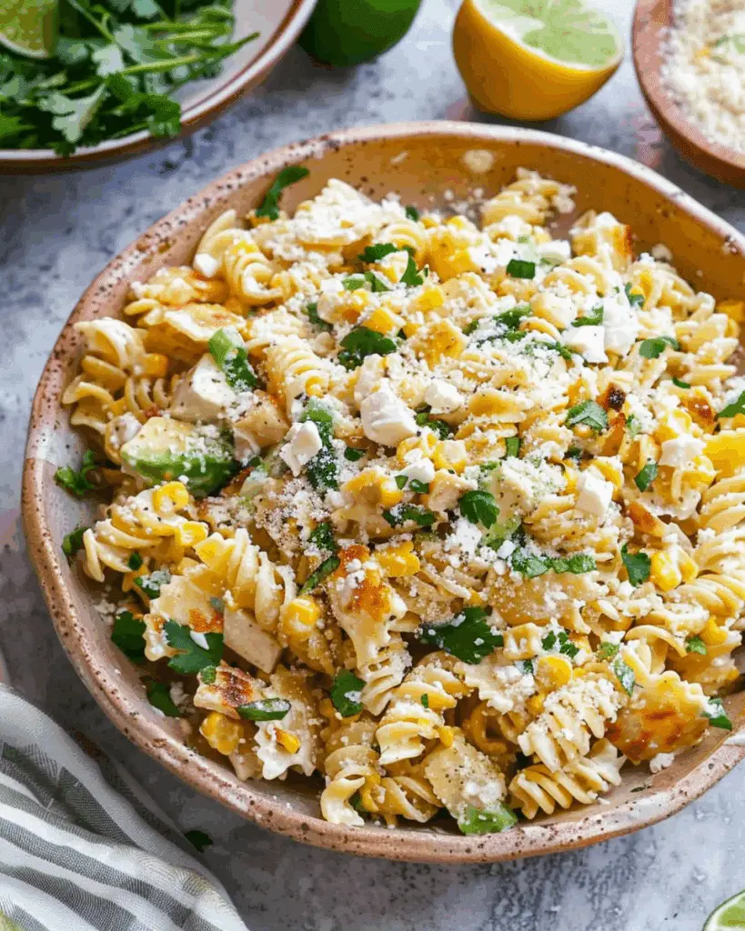 20-Minute Elote Pasta Salad