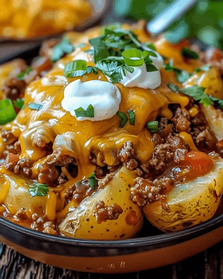 Cheesy Taco Potatoes