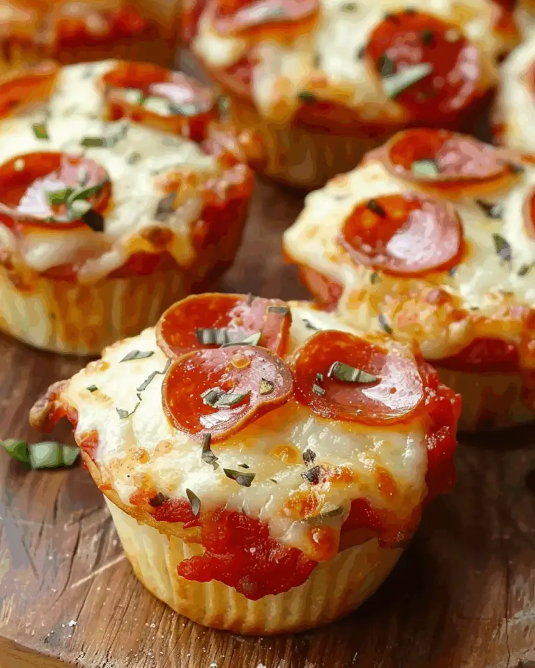 Easy Pizza Cupcakes