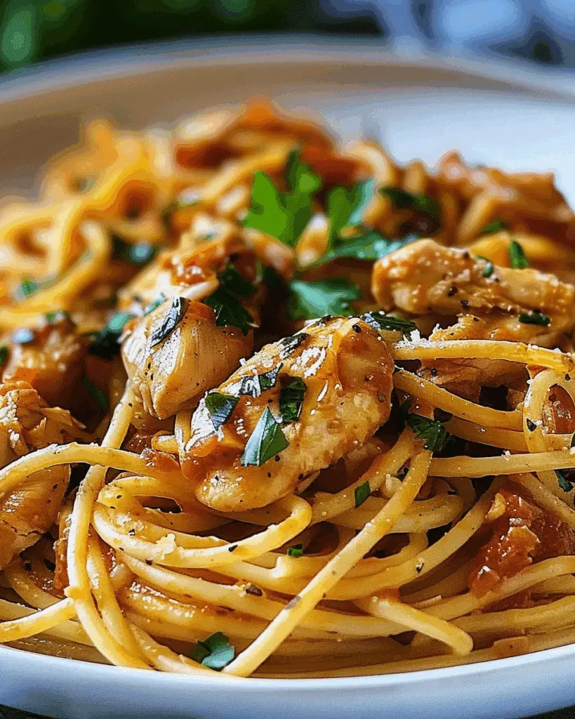 Monterey Chicken Spaghetti