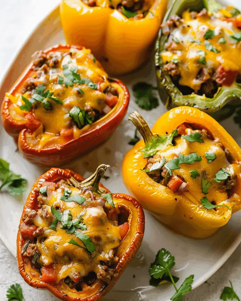 Easy Taco Stuffed Peppers