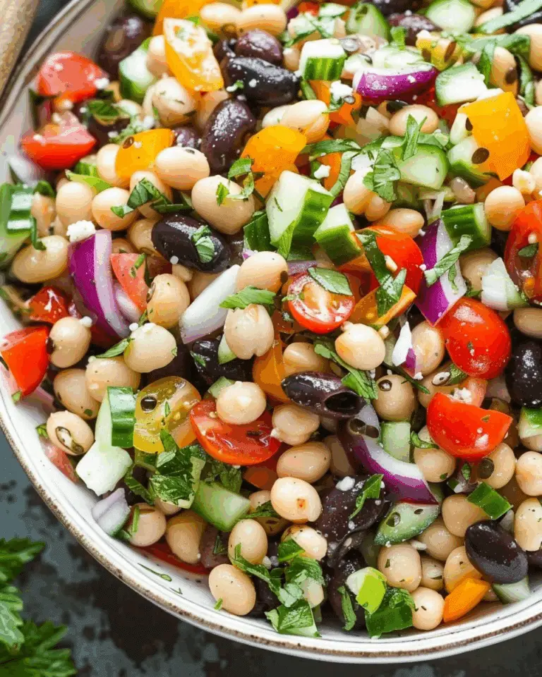 Mediterranean Bean Salad