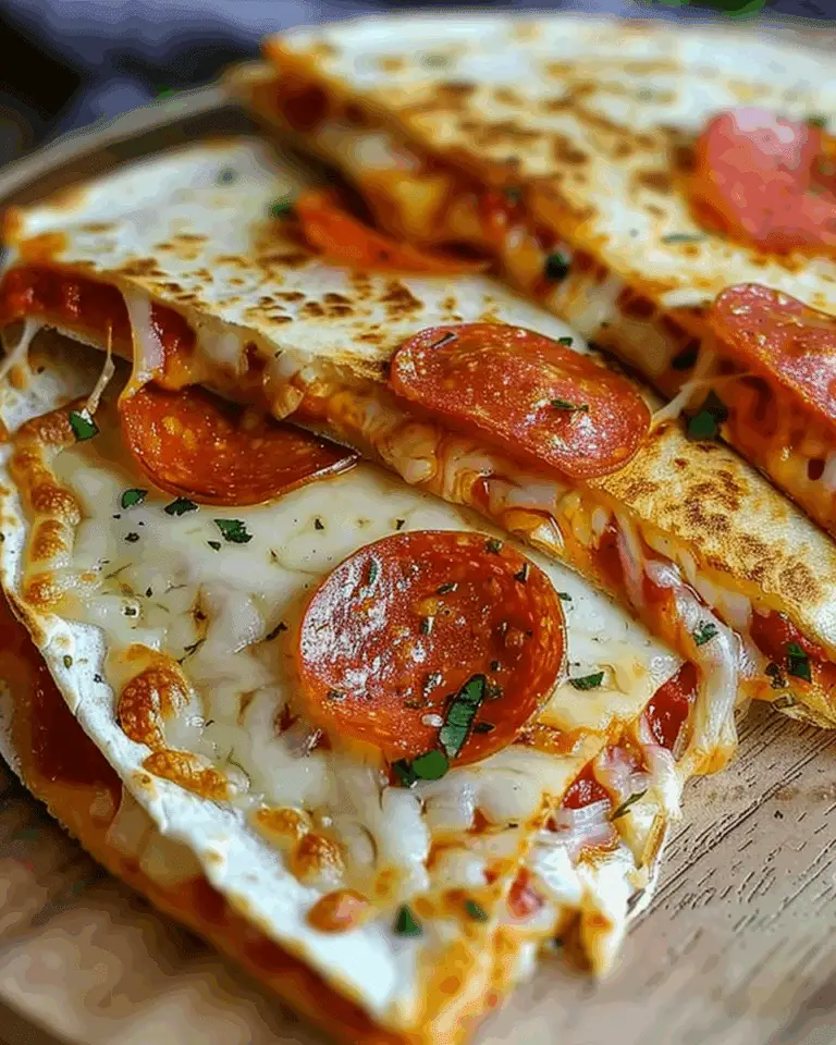 Pepperoni Pizza Quesadillas