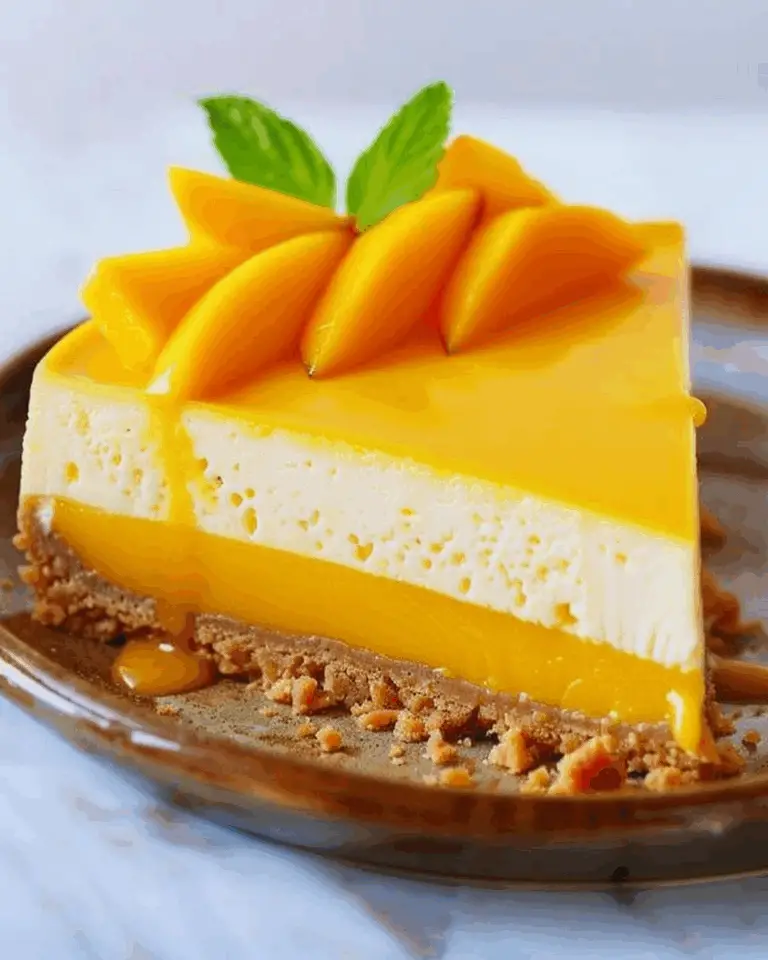 Vegan Mango Cheesecake