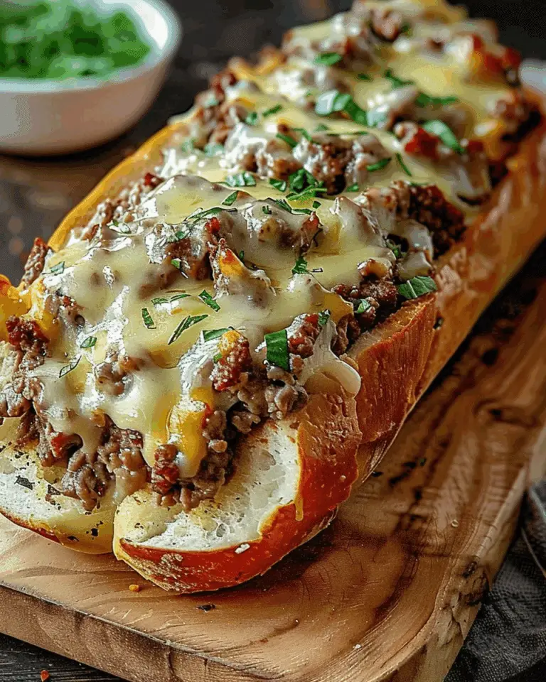 Cheesesteak-Stuffed Garlic Loaf