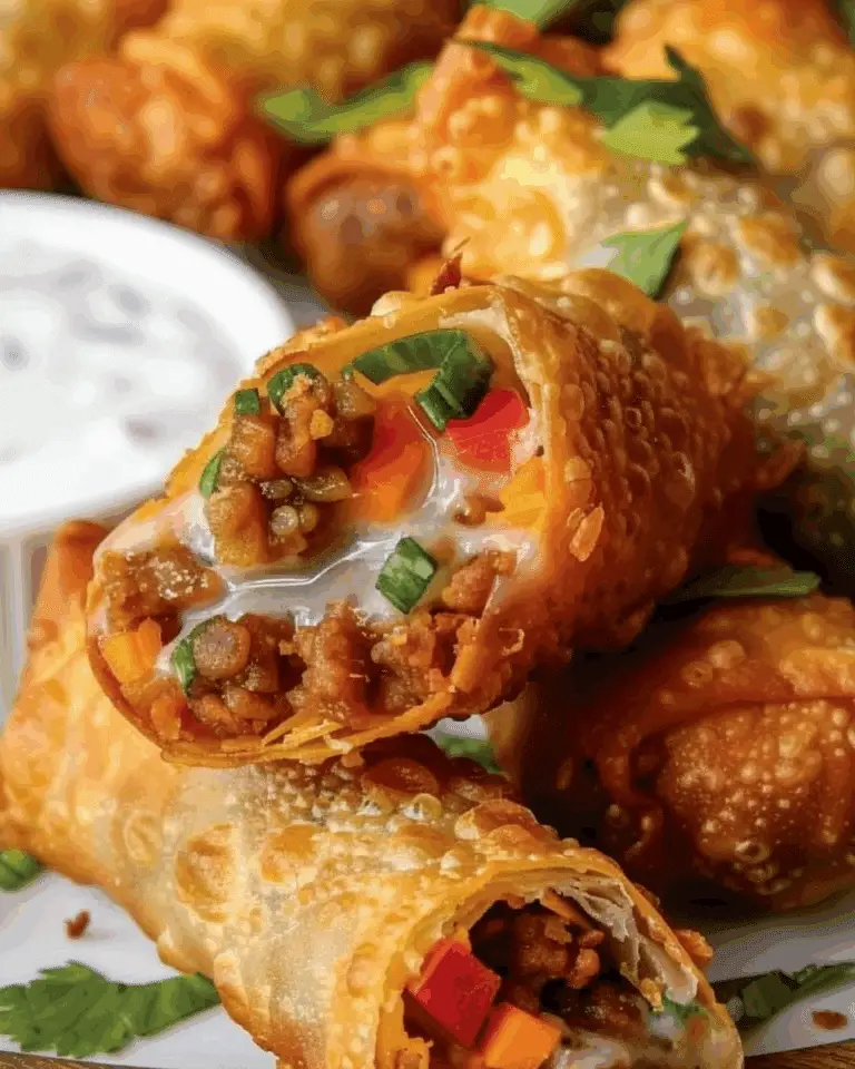 Crispy Nacho Egg Rolls
