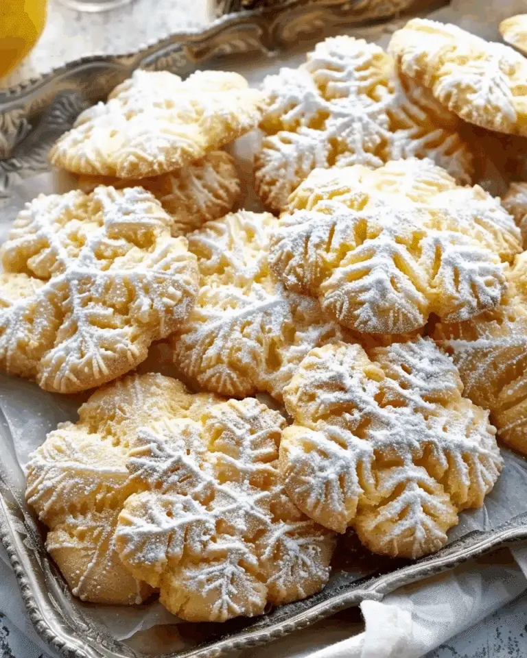 Lemon Snowflakes