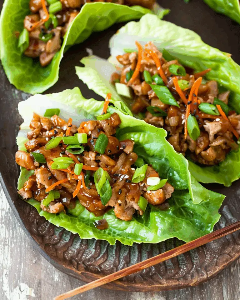 Teriyaki Turkey Lettuce Wraps