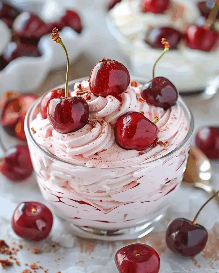 Keto Cherry Cheesecake Fluff